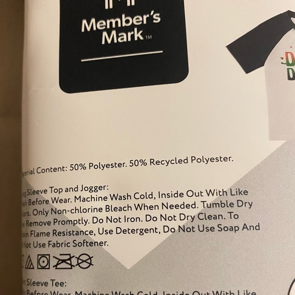 Three-piece boy pajama set. Size 8. - Picture 2 of 3